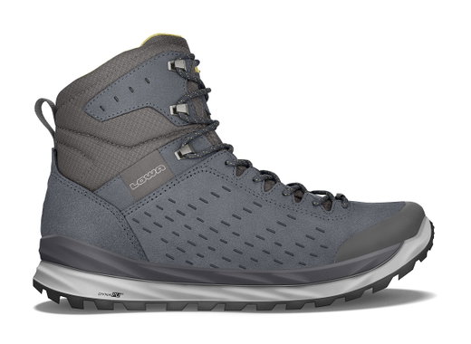 Lowa Alltag-Travelschuhe Malta Mid GTX (Veloursleder, wasserdicht) stahlblau Herren